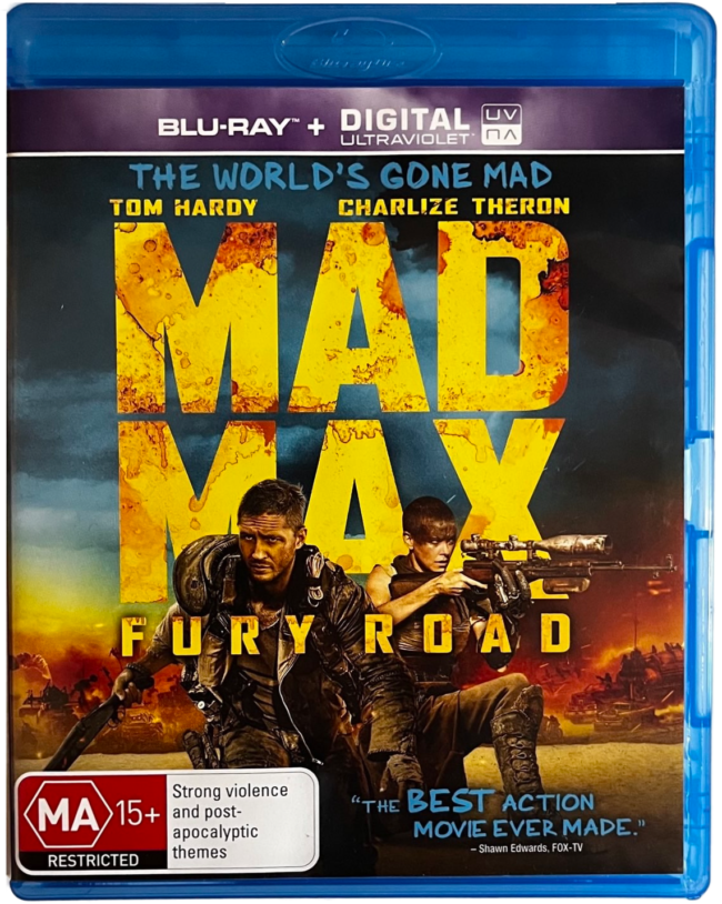 Mad Max Fury Road Blu-Ray