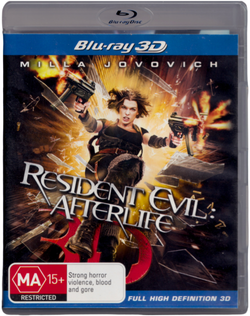 Resident Evil: Afterlife 3D Blu-Ray