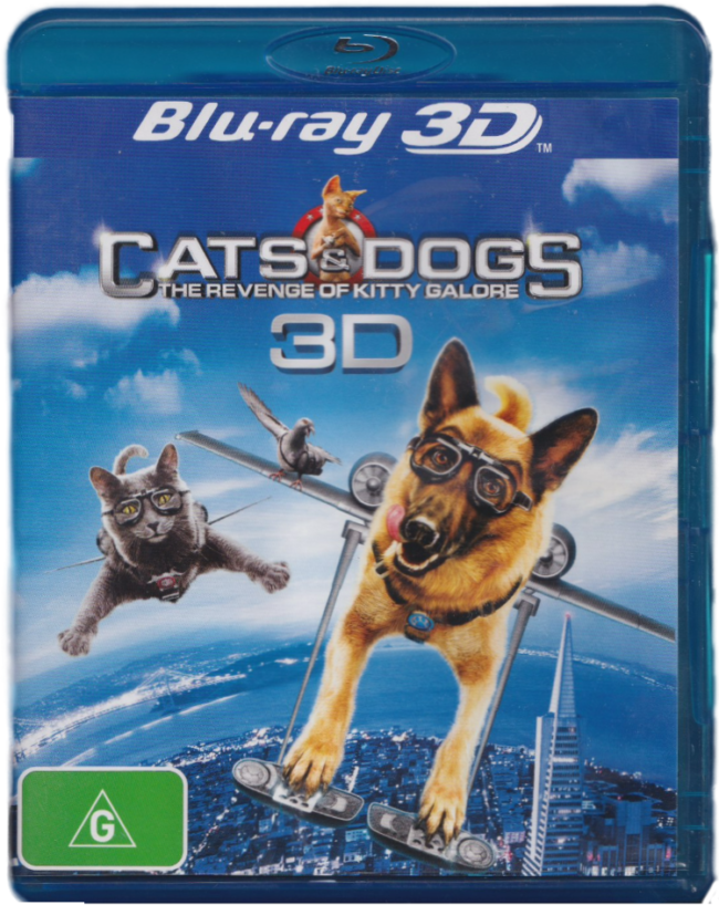 Cats & Dogs: The Revenge Of Kitty Galore 3D Blu-Ray