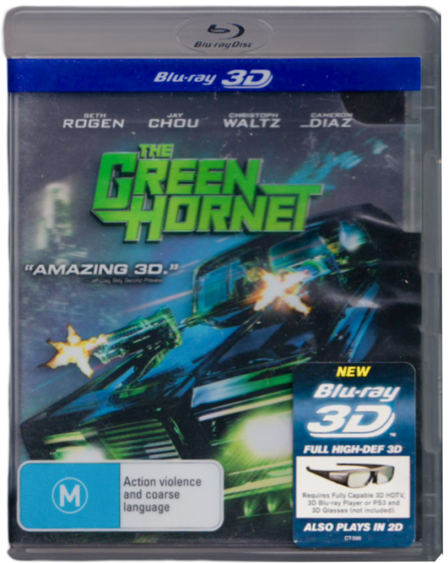 The Green Hornet 3D Blu-Ray