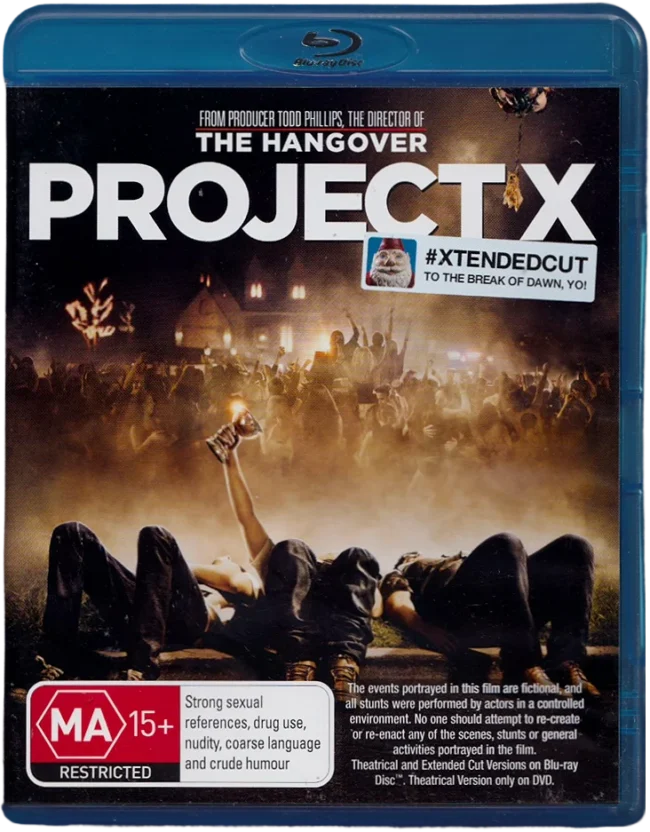 Project X Blu-Ray