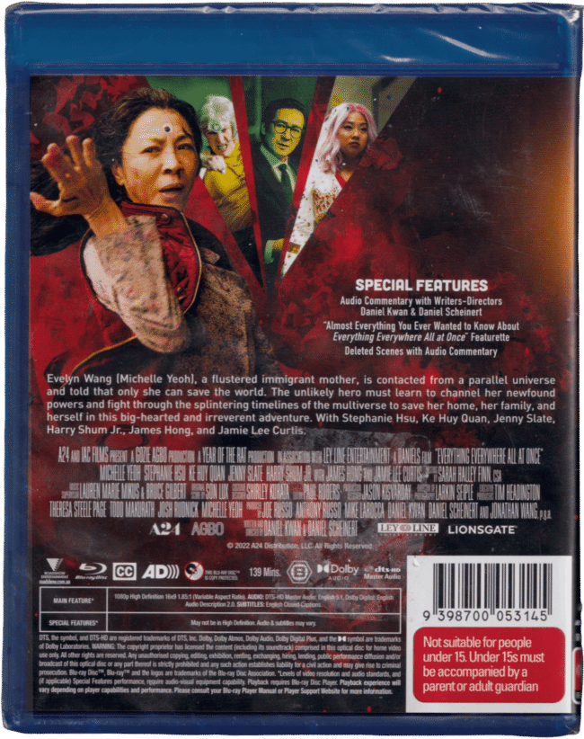 Everything Everywhere All At Once New B Everything Everywhere All At Once Blu-Ray New