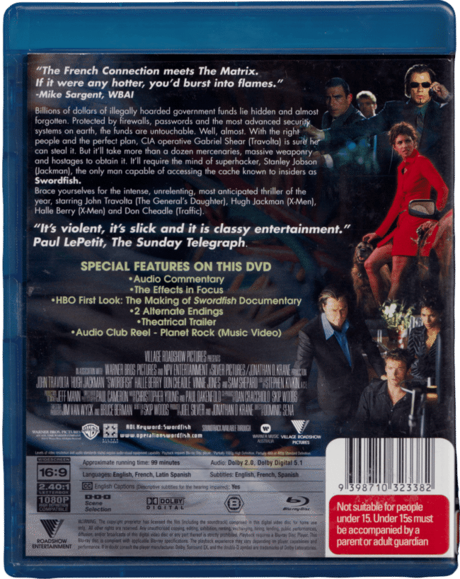 Swordish Blu-Ray